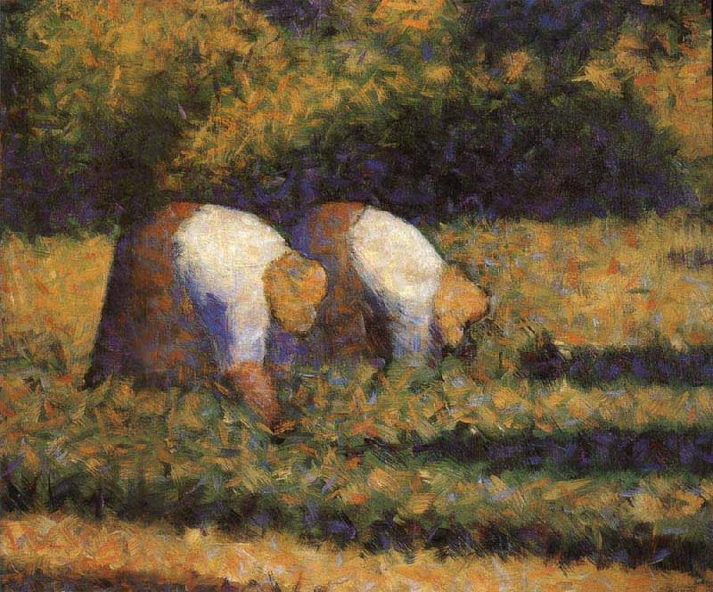 The Countrywoman in the work, Georges Seurat